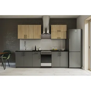 Kuchyňská linka Kuchyňská linka 200 DIKOS dub Sonoma/antracit