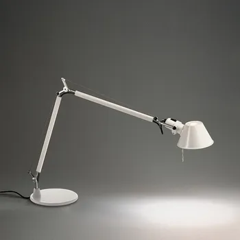 Lampička Artemide Tolomeo Mini Tavolo, bílá stolní lampa s vypínačem, 1x10W LED E27, 68+54cm