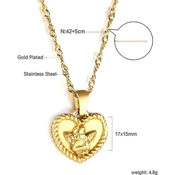 Náhrdelník Ocelový náhrdelník s přívěskem - A24G