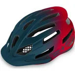 Přilba R2 Spirit petrolejová-červená L (58-61 cm)