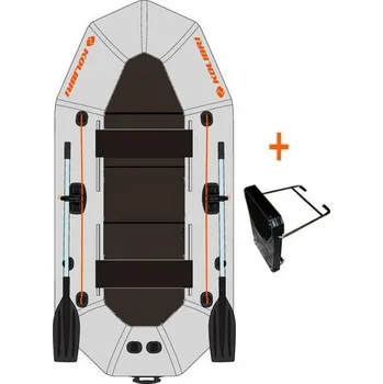 Člun Člun Kolibri K-250 TP profi, pevná podlaha + držák motoru Varianta:: Člun Kolibri K-250 TP profi, pevná podlaha - šedá