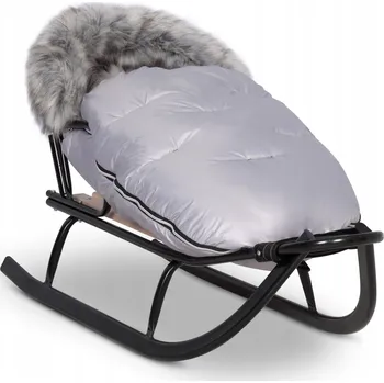 Fusak Junama Fusak zimní s kožešinou Silver