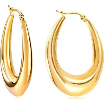 Náušnice Náušnice kruhy ve zlaté barvě - 117G 20mm