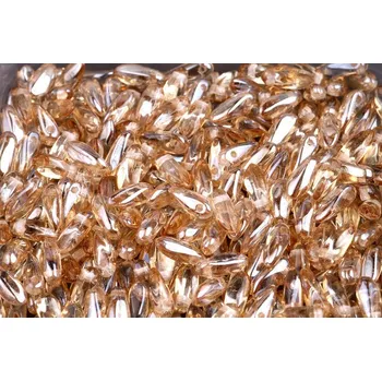 Dětské navlékací korálky Korálky jazýčky č. 1536 (2.5x8 mm)