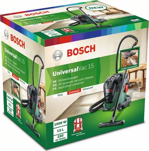 Foto Průmyslový vysavač BOSCH UniversalVac 15 06033D1100 - Zbozi.cz