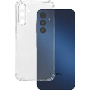 Pouzdro na mobilní telefon Odolný kryt na Samsung A15 průhledný