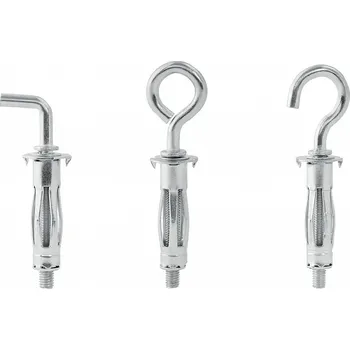 zvedák Kotvy s hákem, 11x37 mm, nosnost 40 kg, 12 ks