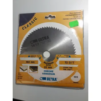 Pilový kotouč ULTRA 1612 pilový kotouč průměr 160x20 72 zubů
