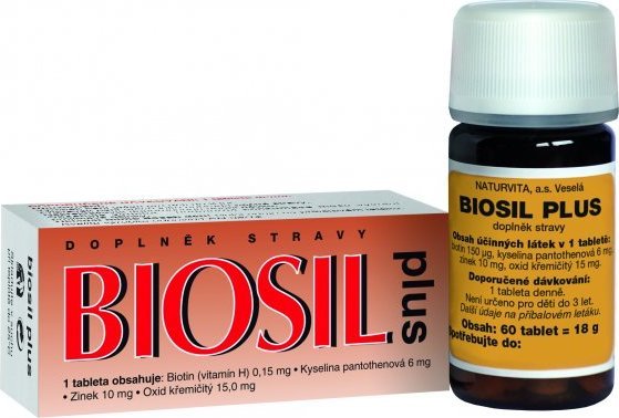 Foto Naturvita Biosil Plus 60 tbl. - Zbozi.cz