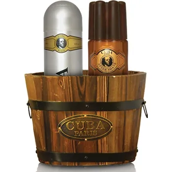 Cuba sada vědro Gold Men voda po holení 100 ml / deospray 200 ml