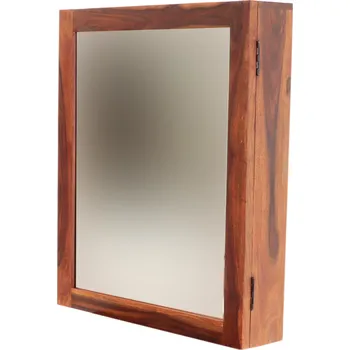 Obývací stěna AV interiery Zrcadlová skříňka Nela ZS, koupelnový nábytek z masivu palisandru Odstín palisandru: světle medová