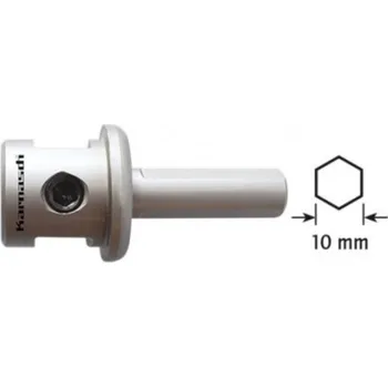 Karnasch Adaptér pro korunkové vrtáky 10 mm, pr. 14-60 mm