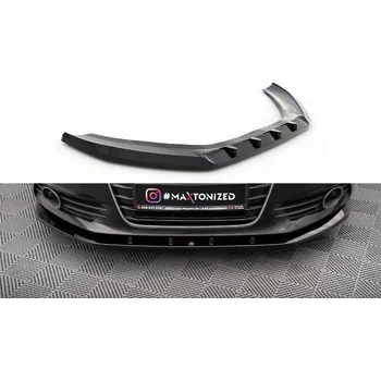 Autodíl Spojler pod nárazník lipa V.3 Audi A6 C7 černý leský plast