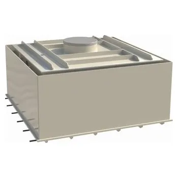 nádrž Nízká dvouplášťová hranatá nádrž 3m3