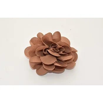 Svatební dekorace Kytička látková 8cm 14 hnědá