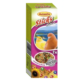 Krmivo pro ptáka Avicentra s.r.o. Tyčinky kanár vitamín + med 2 ks 110 g