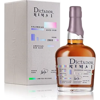 Rum Dictador Rima American Oak Cask 2003 0,7 l