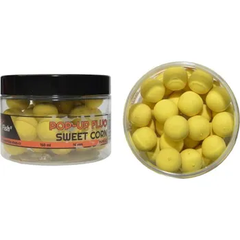 Boilies RS Fish PoP-Up 16 mm - Sladká kukuřice