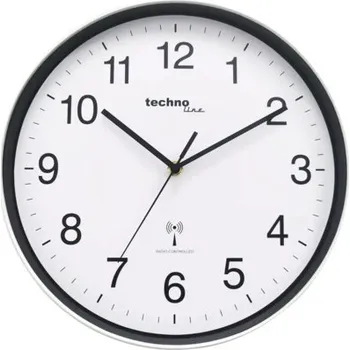 Hodiny Nástěnné hodiny Ø30 cm plast/stříbrné