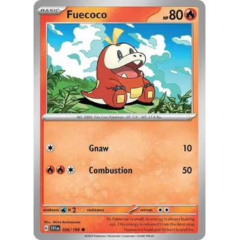 Společenská hra Pokémon karta Fuecoco 036/198 Holo