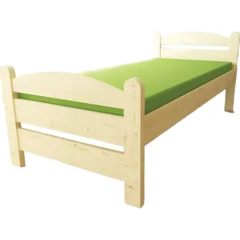 Postel Dřevěná postel Nata 200x90 Smrk Doprava ZDARMA.