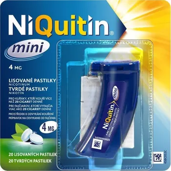 Odvykání kouření NiQuitin Mini pastilky 20x 4 mg