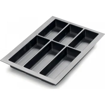 Příborník do zásuvky Agoform Příborník STANDARDO protiskluzový povrch / černý křišťál Bez oříznutí 690 - 722 mm 395 - 424 mm