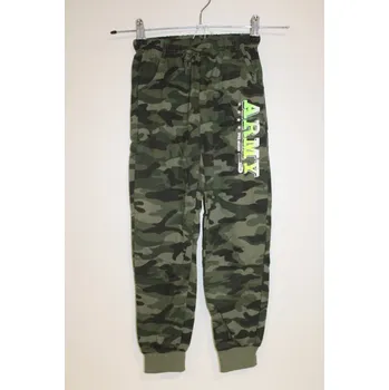 SEZON Tepláky dětské s potiskem ARMY - woodland Velikost: 152
