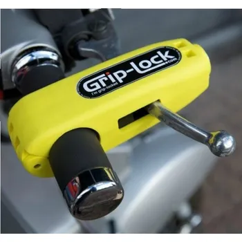 Zámek na kolo Grip-Lock moto zámek - Barva Žlutá