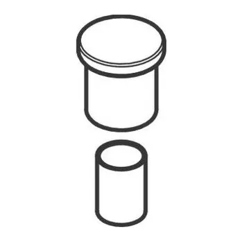 Hansgrohe Knoflík přepínače, černá mat 93766670