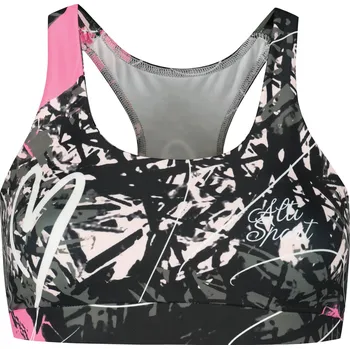 Podprsenka Dámská sportovní podprsenka premium ALTISPORT VOJ/ALW018POD01 ČERNORŮŽOVÁ S