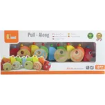 Dřevěná tahačka housenka