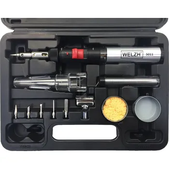 Stavební hořák Plynová pájecí sada, plynová pájka, Welzh (Welzh Werkzeug)