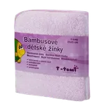 T-TOMI Koupací žínky růžové 25 x 25 cm, 4 ks