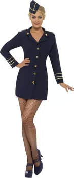 Karnevalový kostým Kostým Sexy letuška tmavě modrý