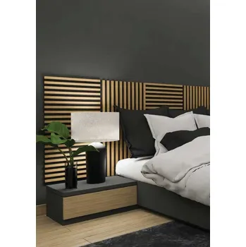 Lamely Velebi Plus černý filc 450 x 450 mm, sada 4 panely 661 Oak Santa