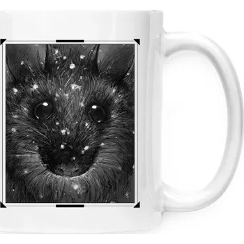 Hrnek malý bílý s potiskem Mouse (Hrníček)