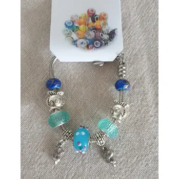 Náramek Náramek hadí ve stylu PANDORA - ryby (délka 19cm)