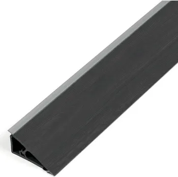 Kuchyňská pracovní deska Pfleiderer Těsnící lišta 112 / Portlan Popel černý 2100 mm