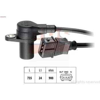 Motor automobilu Generátor impulsů, klikový hřídel EPS 1.953.074