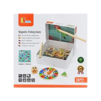 Dřevěná hračka Dřevěná magnetické rybaření