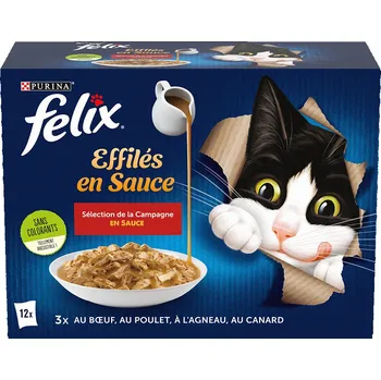 Krmivo pro kočku 24x85g Felix Gravy Lover „So gut wie es aussieht“ - Countryside Selection