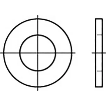 Kabelové oko podložka ocel 100 ks TOOLCRAFT TO-5433690