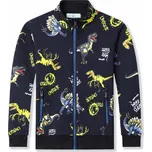 Chlapecká mikina Kugo HC9302, tmavě modrá (Mikina pro kluky s dinosaury)