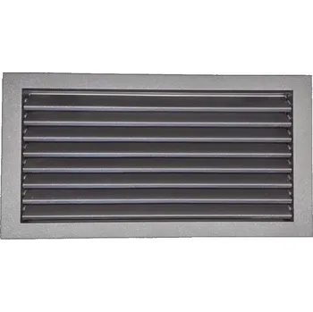 Větrací mřížka LAgrid s.r.o. Větrací kovová lamelová mřížka 30x21 Exteriér Bílá