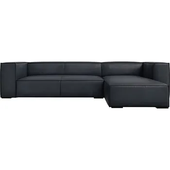 Pohovka Tmavě modrá kožená rohová pohovka (pravý roh) Madame – Windsor & Co Sofas ID_1539846