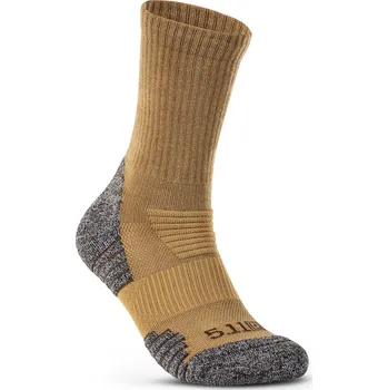 Pánské ponožky Ponožky 5.11 Duty Ready Ultra Crew 2 pack - US Dark Coyote L
