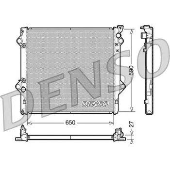 Chladič motoru Chladič, chlazení motoru DENSO DRM50047