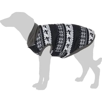 Obleček pro psa zooplus Exclusive Norský svetr pro psy Černá XL