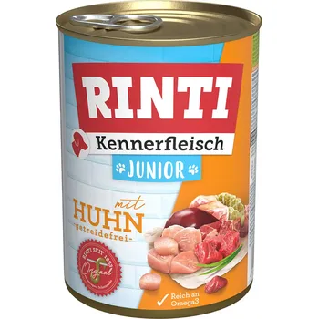 Krmivo pro psa 24x400g RINTI Kennerfleisch Junior - Kuřecí